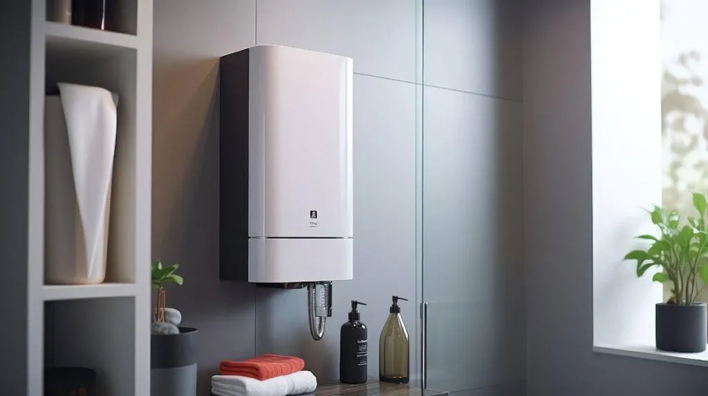 A modern bathroom featuring a white wall and a sleek sink emphasizing a clean and minimalist design
